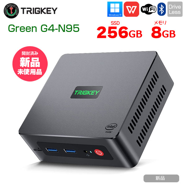 【新品未使用】TRIGKEY Green G4-N95 超小型 デスクトップパソコン Win11 Office 12世代 [Alder Lake N-95 8GB SSD256GB HDMI BT WiFi5]:新品sub_image1