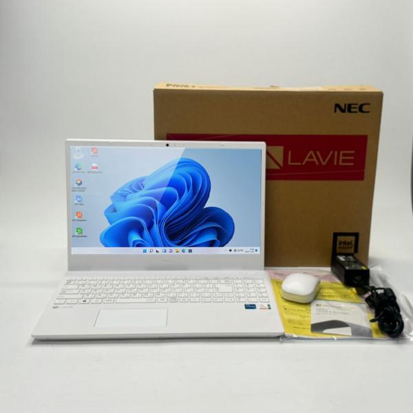 【純箱入り美品】NEC LAVIE Smart N15 PC-SN245ADAV-65  中古 ノート MSOffice 2021HB Win11 home 第11世代 [Core i5 1135G7 8GB SSD512GB マルチ 無線  15.6 純箱 マウス パールホワイト]:美品sub_image5