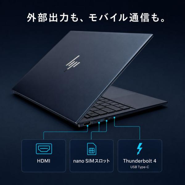 【eSIM対応!中古良品】HP Elite Dragonfly G3 6H158PA#ABJ Win11 [Core i7 1255U 16GB 512GB 無線　WWAN 13.5型タッチ液晶]:良品sub_image9