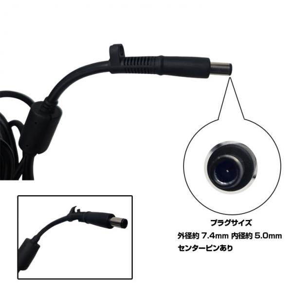 中古 純正品 HP HSTNN-CA24 19.5V〜10.3A  200W ACアダプタ コネクタ外径約7.4mm 内径約5.0mm センターピンあり ZBook15 Mobile Workstation 等sub_image4