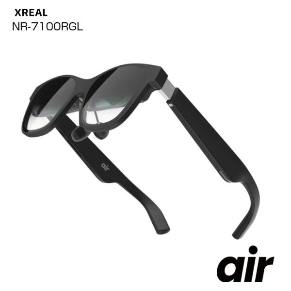 【中古ARグラス】Nreal Air エンリアルエアー ARグラス スマートグラス どこにでも持ち歩ける最大201インチ大画面 Type-C接続 Blacksub_image1