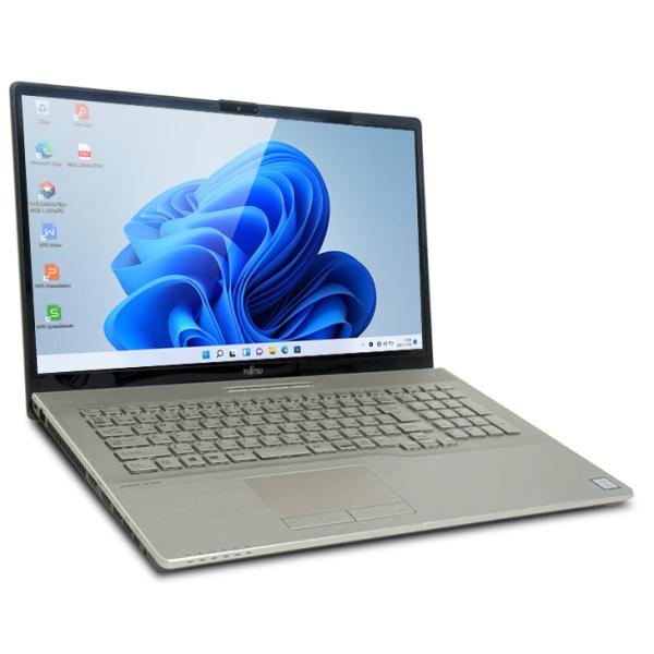FJITSU 富士通 LIFEBOOK WH1/D2 FMVWD2N17G　17.3型大画面 中古 Office Win11 フルHD テンキー [core i7 9750H メモリ16GB SSD521 無線 17.3型 Bluetooth シャンパンゴールド}:良品sub_image9