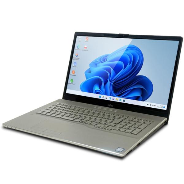 FJITSU 富士通 LIFEBOOK WH1/D2 FMVWD2N17G　17.3型大画面 中古 Office Win11 フルHD テンキー [core i7 9750H メモリ16GB SSD521 無線 17.3型 Bluetooth シャンパンゴールド}:良品sub_image10