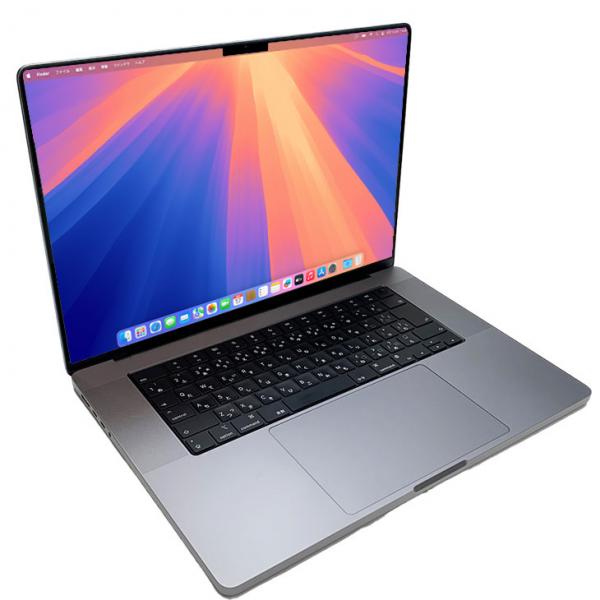 Apple MacBook Pro 16inch MK193J/A  A2485 Late 2021 TouchID　選べるOS [Apple M1 Pro 10コア 16G 1TB 無線　無線 BT カメラ 16.2 Space Gray] :美品sub_image2