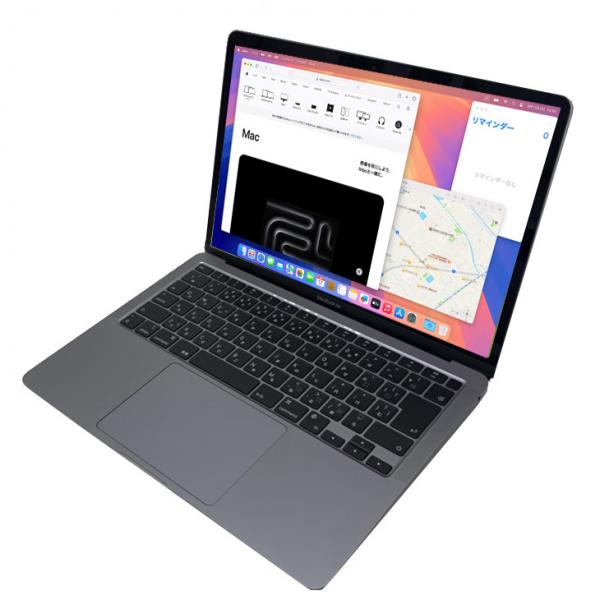 Apple MacBook Air 13.3inch MGN63J/A A2337 Late 2020 選べるOS TouchID [Apple M1チップ8コア 8GB SSD256GB 無線 BT カメラ 13.3  Space Gray] :美品sub_image3