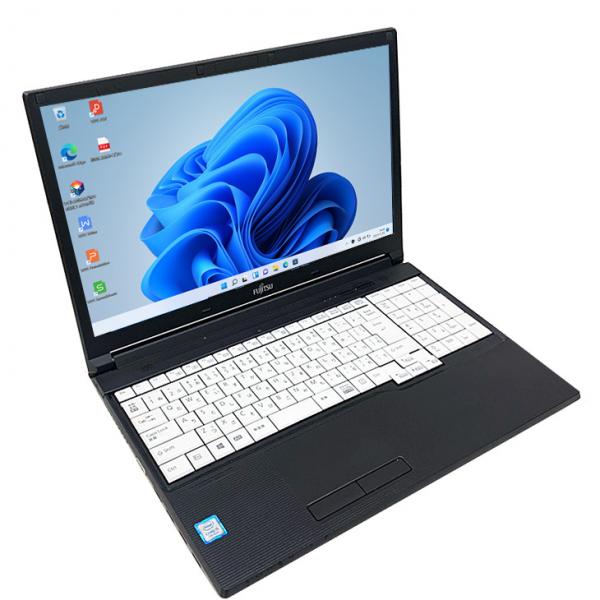 富士通 LIFEBOOK A577/S 中古 ノートパソコン Office Win10 or Win11  高速SSD搭載 第7世代 テンキー [Core i5 7300U 8GB SSD512GB マルチ BT 無線 15.6型 ] :良品sub_image2
