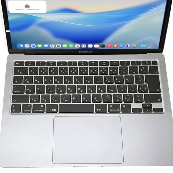 【中古パソコン】Apple MacBook Air 13.3inch MGN63J/A  A2337 Late 2020 選べるOS TouchID [Apple M1チップ8コア 8GB SSD256GB 無線 BT カメラ 13.3 純箱 Space Gray] :良品sub_image7