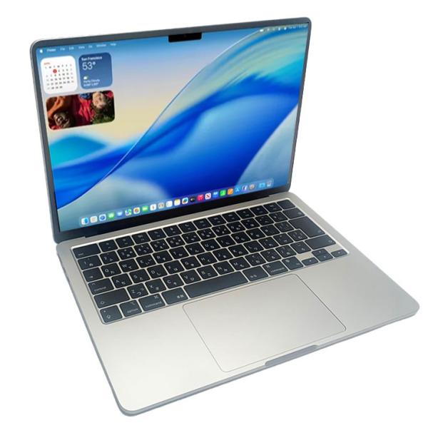 【中古パソコン】Apple MacBook Air 13.6inch MLXY3J/A A2681 2022 TouchID [Apple M2 8コア 8G SSD256GB 無線 BT カメラ 13.6 Silver 純箱] :美品sub_image2