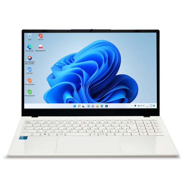 ノートパソコン PASOUL NC15J [ホワイト] 15.6インチワイド Win11 Intel Pentium GOLD 6500Y Microsoft Office2024 Home&Business SSD256GBメモリ12GBsub_image4
