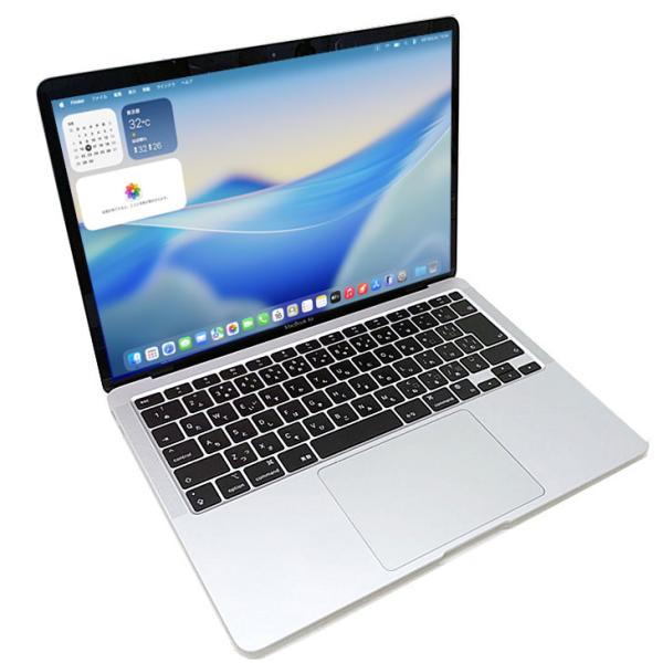 【中古パソコン】Apple MacBook Air 13.3inch MGN93J/A  A2337 Late 2020 選べるOS TouchID [Apple M1チップ8コア 8GB SSD256GB 無線 BT カメラ 13.3インチ Silver 純箱 ] :美品sub_image2