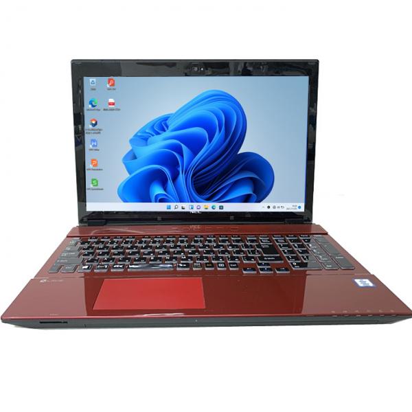 【中古パソコン】NEC LAVIE NS750 中古 ノート Office 選べる Win11 or Win10  第7世代　タッチパネル [Core i7 7500U 8GB 512GB BD 無線 テンキー カメラ 15.6型 レッド] :良品sub_image7