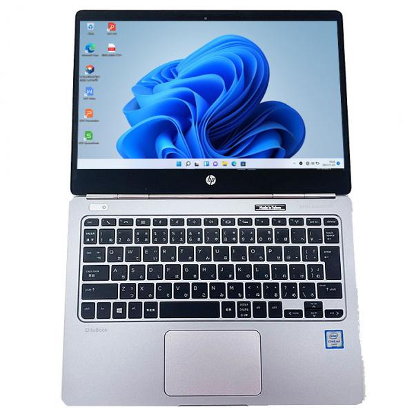 HP EliteBook Folio G1 中古ノート  Office Win10 or Win11  薄型軽量　アルミニウム スタイリッシュ 堅牢ボディ [core M3 6Y30 8GB SSD256GB 12.5型 カメラ Type-C ] :良品sub_image3