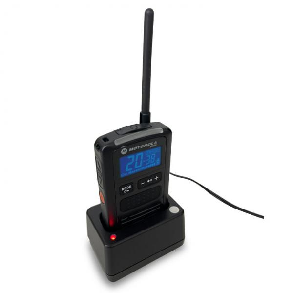 MOTOROLA SOLUTIONS MS50 特定小電力トランシーバー　(免許不要)小型軽量　カフェ レストラン　ワークレジャー　イベントに　142通グループ通信　2段階音質切り替え機能　新品バッテリーに交換済みsub_image5