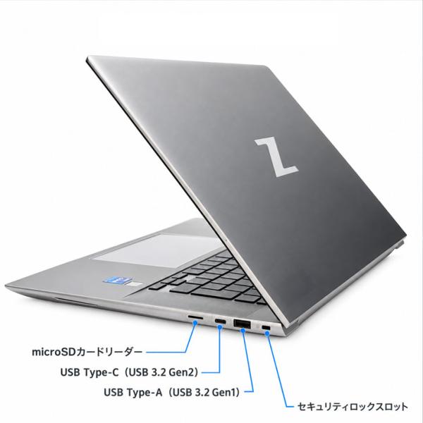 【高性能モバイルワークステーション】ZBook Studio G9 6B4W1PA#ABJ Win11 テンキー RTX A1000  [Corei7 12700H メモリ32GB SS1TB 無線 カメラ 16型 ]:良品sub_image7