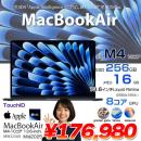 MacBook Air 13.6inch MW123J/A A3240 2025 TouchID