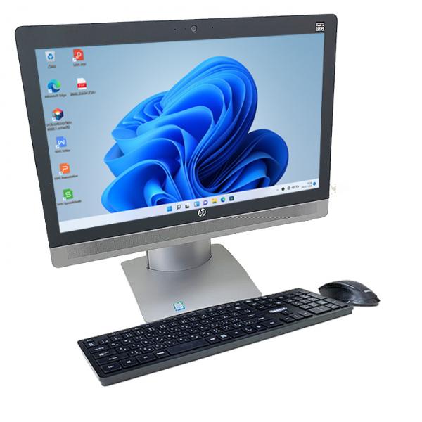 HP ProOne 600G2 AIO 中古 一体型デスク Office Win10 or Win11 無線キーマウス付[Core i5 6500 メモリ8GB SSD512GB マルチ 無線 カメラ 21.5型]sub_image1