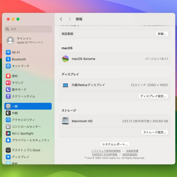 【中古パソコン】Apple MacBook Air 13.3inch MWTJ2J/A A2179 TouchID 2020 選べるOS [core i3 1000NG4 8G SSD256GB カメラ 13.3 Space Gray  ] :アウトレットsub_image8