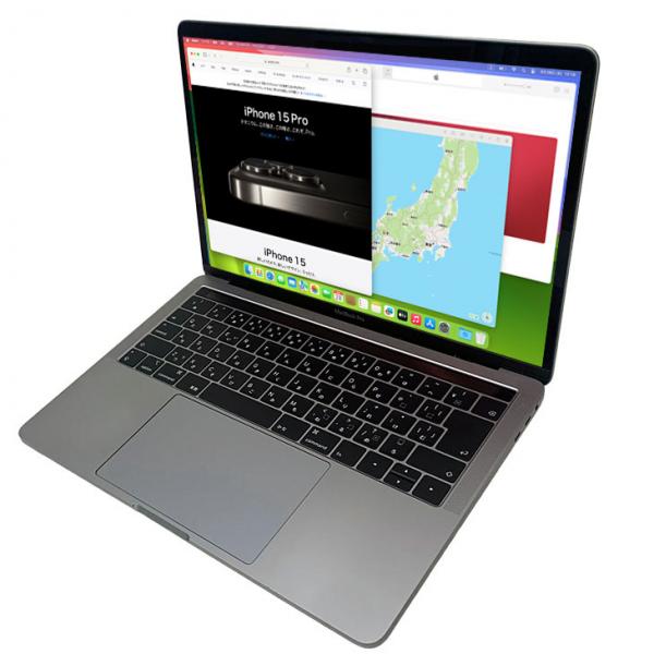 【中古パソコン 今だけUSBーCハブをプレゼント】Apple MacBook Pro 13.3inch MV972J/A A1989 2019 選べるOS TouchBar TouchID [core i5 8279U  16GB SSD512GB 無線 BT カメラ 13.3 Space Gray ] :アウトレットsub_image3