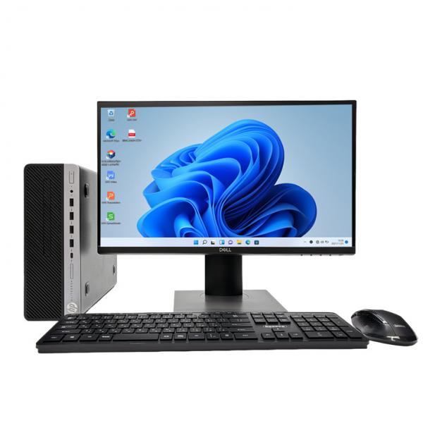 【中古パソコン 中古】HP EliteDesk 705G5 SFF 中古 RYZEN3PROのハイパワー 3画面同時出力 Office 選べるWin11 or Win10 第3世代 無線キーボードマウス付　[RYZEN3PRO 3200G メモリ8GB SSD256GB ROM 22型液晶 ]:良品sub_image6