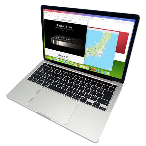 【中古パソコン】Apple MacBook Pro 13.3inch MYDC2J/A A2338 2020 選べるOS TouchBar TouchID [Apple M1 8G SSD512GB 無線 BT カメラ 13.3インチ Silver 純箱] :美品sub_image3