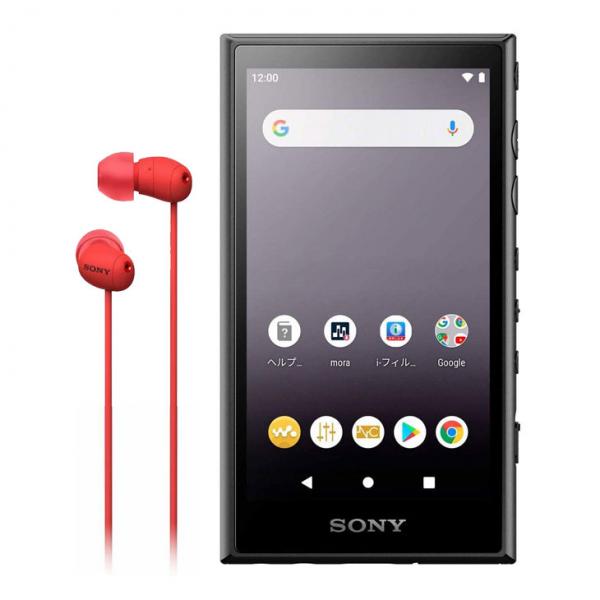 【中古】SONY WALKMAN NW-A105HN ウォークマン　ポータブルオーディオ　プレーヤー ハイレゾ イヤホン(赤)付属モデル ブラック　ストリーミング対応sub_image7