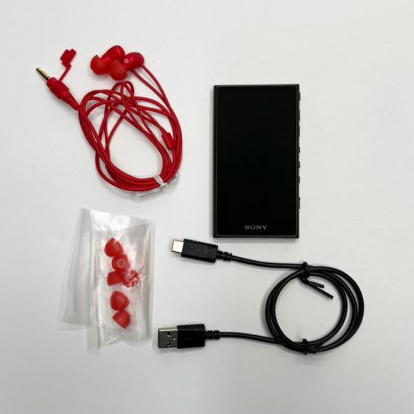 【中古】SONY WALKMAN NW-A105HN ウォークマン　ポータブルオーディオ　プレーヤー ハイレゾ イヤホン(赤)付属モデル ブラック　ストリーミング対応sub_image9