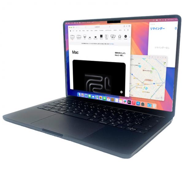 Apple MacBook Air 13.6inch MLY43J/AA2681 2022 TouchID [Apple M2 8コア 8G SSD512GB 無線 BT カメラ 13.6 Midnight 純箱] :美品sub_image7