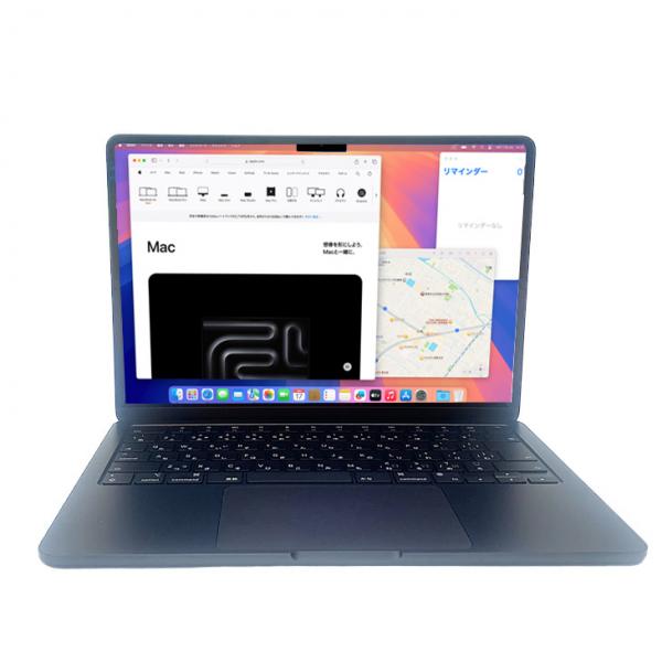 Apple MacBook Air 13.6inch MLY43J/AA2681 2022 TouchID [Apple M2 8コア 8G SSD512GB 無線 BT カメラ 13.6 Midnight 純箱] :美品sub_image9