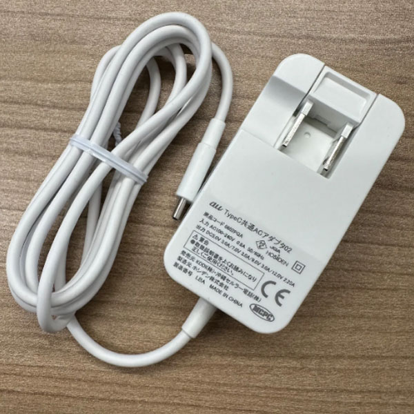 スマホ充電器  au純正 TYPE-C ACアダプター 0602PQA タイプCsub_image1