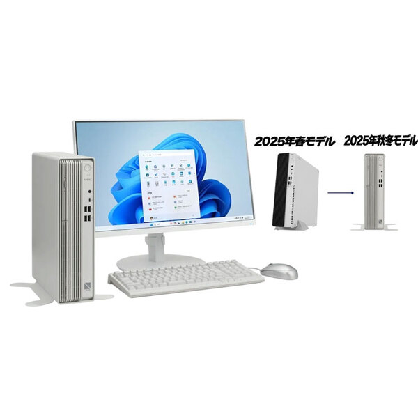 NEC LAVIE Direct DT PC-GJ218ZZ8T3C1A4AAA 省スペースデスク 2画面同時出力 Win11 第14世代[Core i7 14700 メモリ32GB SSD512GB マルチ]:新品sub_image6