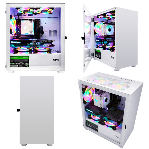 【セール商品】ゲーミングPC モニター32インチフルセット デスクトップ ホワイト プレーン RTX4060 Intel Corei5 12400F win11 SSD500GB メモリ16GB 新品1年保証sub_image5
