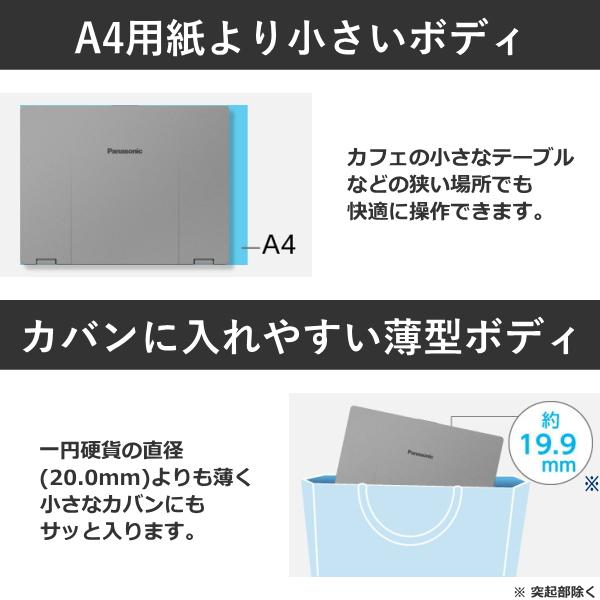 【■新品パソコン】Panasonic CF-SR4STGAS Let's note SR4 SIMフリー レッツノート Win11 第13世代 FHD[Core i7-1370P 32GB SSD512GBsub_image4