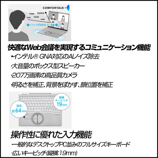 【新品パソコン】Panasonic Let's note  CF-FV5TDFAS ノート Win11 [Core Ultra 5 メモリ16GB SSD512GB カメラ 無線 14型]:新品sub_image5