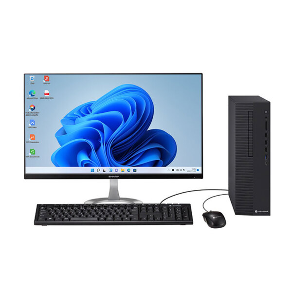 TOSHIBA  DynaDesk DT200/V 新品デスクトップ ハイパワー 4画面同時出力  Win10第12世代[Core i5 12500 16GB 256GB 無線　BT マルチ]:新品sub_image2