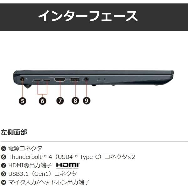 【■新品ノートパソコン】東芝 Dynabook MJ64/KY A6M4KYDA741B Win11 第12世代 フルHD [Core i5 1240P　メモリ16GB SSD256GB カメラ 14.0型]:新品sub_image6