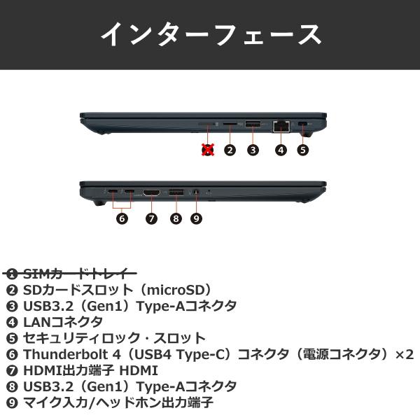 【新品パソコン】【超大容量メモリ64GB】東芝 Dynabook G83/MY A6G4MYHR521A Win11 フルHD [Core Ultra 5 125U メモリ64GB SSD512GB 無線　13.3型]新品sub_image6