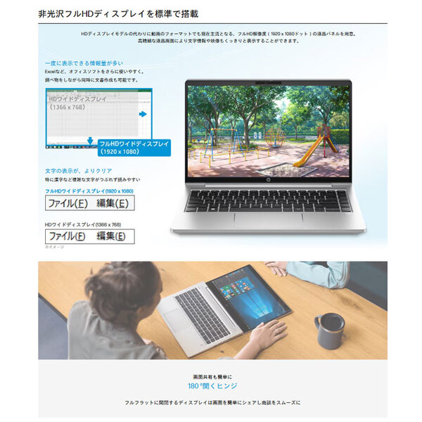 【新品】HP HP ProBook 445 G10 836C9PA#ABJ Win11Pro [AMD Ryzen 7 7730 メモリ16GB SSD512GB 無線 カメラ Type-C フルHD 14型] :新品sub_image5