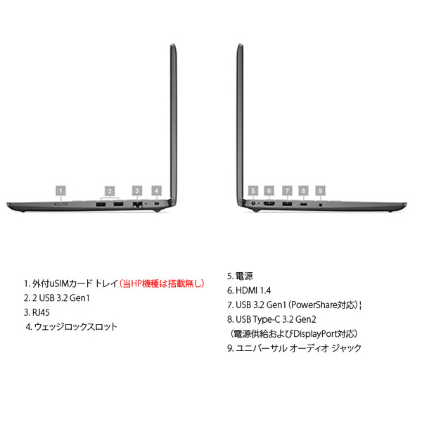 【新品 OfficePer 2021付】DELL Latitude 14 3440 ノート Win11 第12世代 フルHD[Corei3 1225U メモリ8GB SSD256GB カメラ 14型]:新品sub_image6