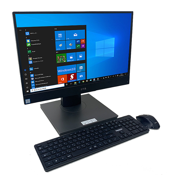 DELL OptiPlex 5270 AIO 中古 一体型デスク Office Win10 第9世代 無線キー・マウス付[Core i5 9500 メモリ8GB SSD512GB マルチ 無線 カメラ 21.5型]sub_image2
