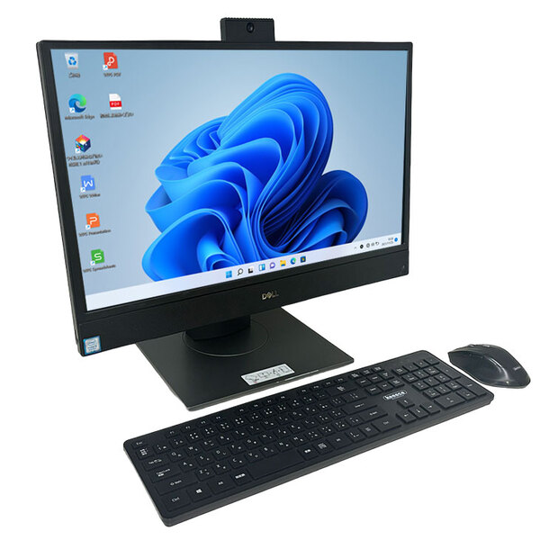 【今だけデータ用HDD 1TB増設済み】DELL OptiPlex 5270 AIO 中古 一体型デスク Office Win10 第9世代 無線キー・マウス付[Core i5 9600 メモリ8GB SSD512GB+HDD1TB 無線 カメラ 21.5型]:良品sub_image2