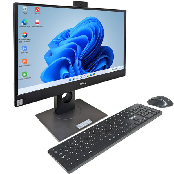 DELL OptiPlex 5480 AIO 中古 一体型デスク Office Win10 or Win11 キー・マウス[Core i5 10500T メモリ16GB SSD1T 無線 カメラ]:良品sub_image2