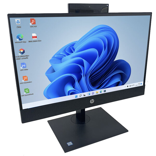 【今だけメモリ倍増↑】HP ProOne 600G4 AIO 中古 一体型デスク Office 選べるOS  第8世代 無線キー・マウス付[Core i5 8500T メモリ16GB SSD512GB DVD-ROM 無線 カメラ 21.5型] :良品sub_image2