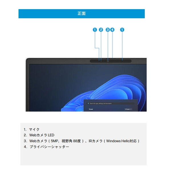 【中古パソコン】HP EliteBook 630 G11　 Win11Pro [Core Ultra 5 125U メモリ16GB SSD512GB 無線 カメラ Type-C フルHD 13.3型] :良品sub_image4