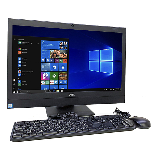 DELL OPTIPLEX 7440 AIO 中古 23.8型 フルHD 一体型デスクトップパソコン Win10 無線 カメラ 第6世代  [corei5 6500 3.2GHz 8GB SSD1000GB ]良品sub_image1