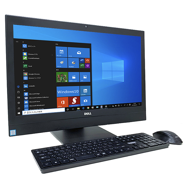 【中古パソコン】DELL OptiPlex 7450 AIO 中古 一体型デスク Office Win11orWin10 第7世代 無線キー・マウス[Core i5 7500 8G SSD512GB マルチ 無線 カメラ 23.8型]:アウトレットsub_image1