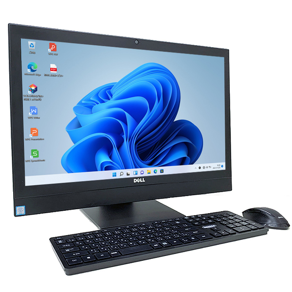 【中古パソコン】DELL OptiPlex 7450 AIO 中古 一体型デスク Office Win10 or Win11  第7世代 無線キー・マウス付[Core i7 7700 メモリ8GB SSD512GB マルチ 無線 カメラ 23.8型 ]sub_image2