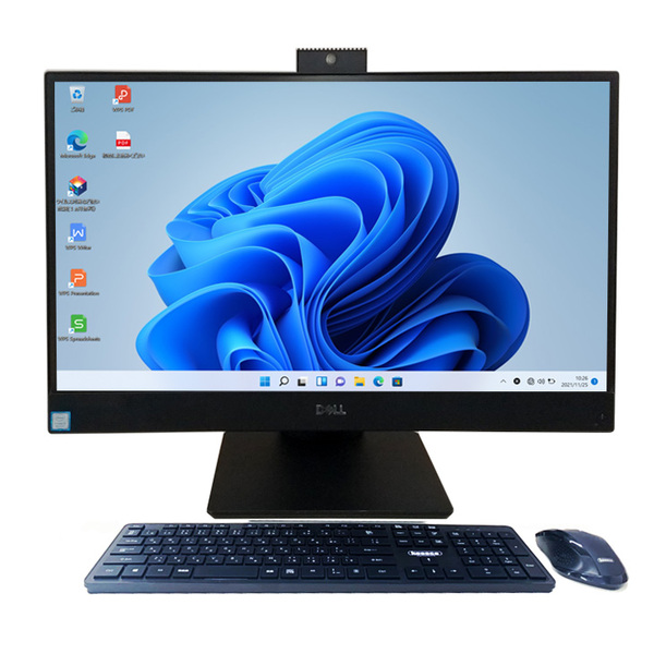 【中古パソコン】DELL OptiPlex 7460 AIO 中古 一体型デスク Office Win10 or Win11 キー・マウス[Core i3 8100 メモリ8GB SSD512GB  カメラ 無線 23.8]:良品sub_image2