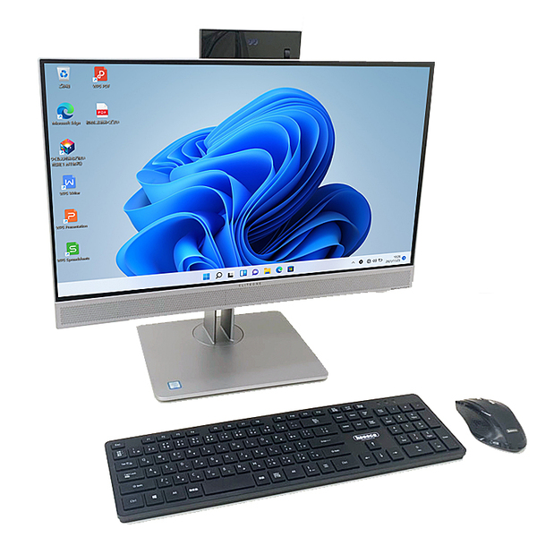 HP EliteOne 800 G3 AIO 中古 一体型デスク Office  Win10 or Win11　 第7世代 無線キー・マウス付[Core i5 7500 8GB SSD512GB マルチ 無線 カメラ 23.8型]sub_image2