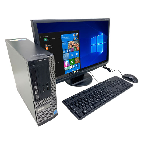 【中古パソコン】DELL 3010　セット　中古パソコン 高速新品SSD1TB 23型液晶 キー・マウス Win10 Office  [corei5 3470 3.2GHz メモリ8GB SSD1TB　マルチ]:良品sub_image2