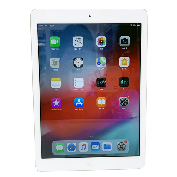 【新品バッテリに交換済】Apple iPad Air Retinaディスプレイ  Wi-Fiモデル 16GB MD788J/B 選べるカラー [Apple A7&M7  16GB(SSD) 9.7インチ OS 12.5.7 Silver ] :良品 中古  本体sub_image2